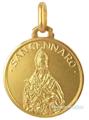 Medaglia San Gennaro in oro giallo 18 kt 18 mm - gallery