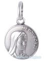 Medaglia Madonna di Medjugorje in argento 12 mm