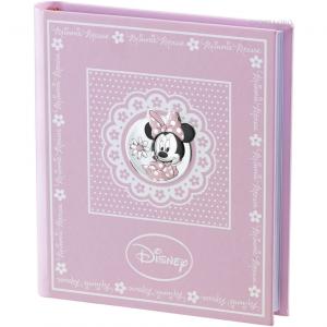 ALBUM PORTAFOTO CON INSERTO IN ARGENTO MINNIE MOUSE 20X25 CM - gallery