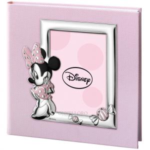 ALBUM PORTAFOTO CON INSERTO IN ARGENTO MINNIE MOUSE 20X25 CM