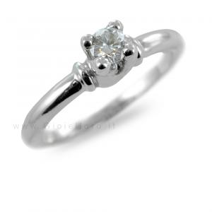 Solitaire ring 18kt  - gallery