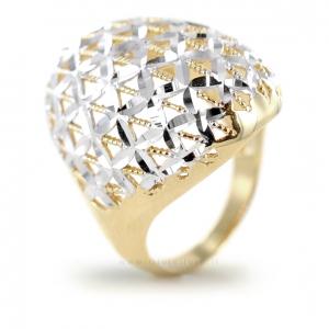 Anello Boule in oro bianco e giallo Lorenzo Ungari - gallery