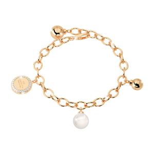 BRACCIALE REBECCA IN BRONZO CON CHARMS E PERLA HOLLYWOOD - gallery