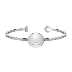 Bracciale REBECCA in acciaio My World lettera A