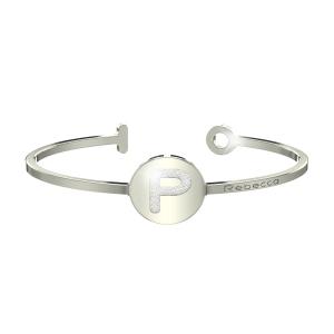 Bracciale REBECCA in acciaio My World lettera P