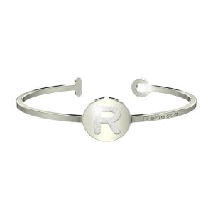 Bracciale REBECCA in acciaio My World lettera R - gallery