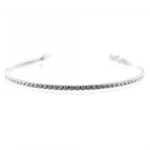 Bracciale Tennis in oro e diamanti ct 1.60 colore G VS