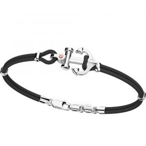 Bracciale Zancan da uomo in argento con ancora e corda nautica EXB 619R-NE - gallery