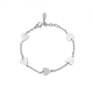 Bracciale donna 2Jewels PREPPY in acciaio CUORI - gallery