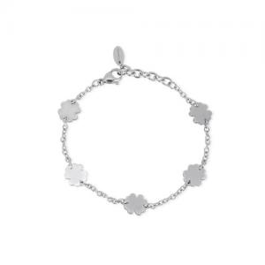 Bracciale donna 2Jewels PREPPY in acciaio QUADRIFOGLI - gallery