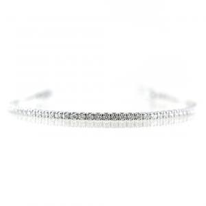 Bracciale tennis in oro con diamanti 2 carati - gallery