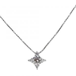 Collana con Punto Luce diamante ct. 0.23 F VS effetto stella - gallery