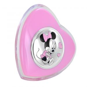 LUCE DA NOTTE CON INSERTO IN ARGENTO MINNIE MOUSE - gallery