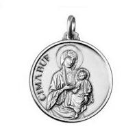 MEDAGLIA MADONNA DEL CIMABUE IN ARGENTO - gallery