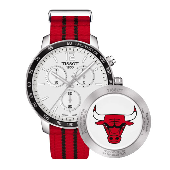 OROLOGIO TISSOT QUICKSTER CHRONOGRAPH CHICAGO BULLS SPECIAL EDITION T095.417.17.037.04 - gallery