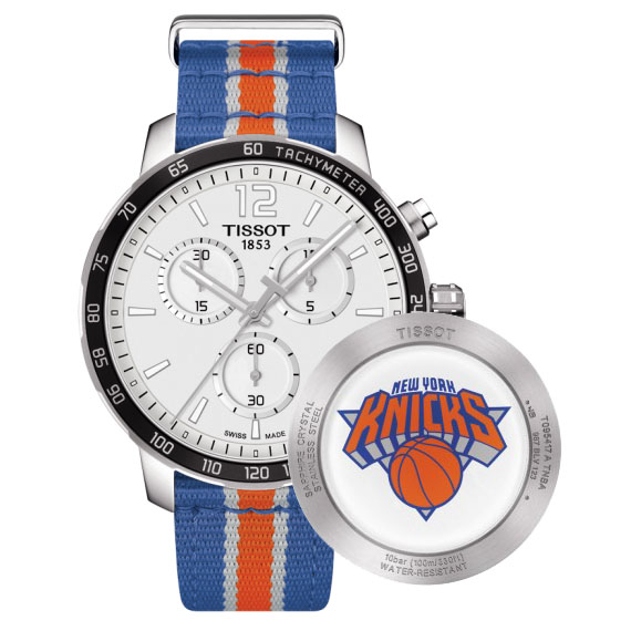 OROLOGIO TISSOT QUICKSTER CHRONOGRAPH NEW YORK KNICKS SPECIAL EDITION T095.417.17.037.06 - gallery