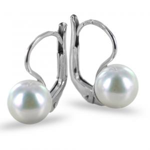 Orecchini con perle Akoya di diametro 7.00 - 7.50 mm