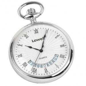 Orologio Lowell tasca numeri romani LEPINE con catena - gallery