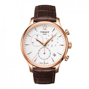 Orologio Tissot uomo T-Tradition Chrono T063.617.36.037.00 PVD rosa - gallery