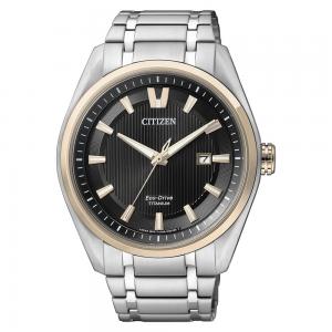 Orologio uomo CITIZEN Ecodrive Super Titanio Nero AW1244-56E