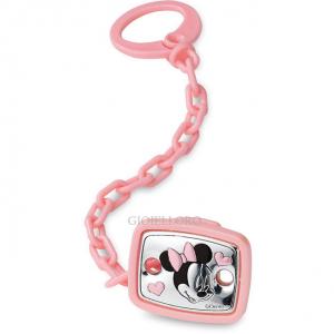 PINZA PORTACIUCCIO E SCATOLINA CON INSERTO IN ARGENTO MINNIE MOUSE