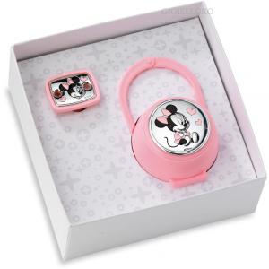 Set Pinza Portaciuccio e scatolina con inserto in argento Minnie Mouse - gallery