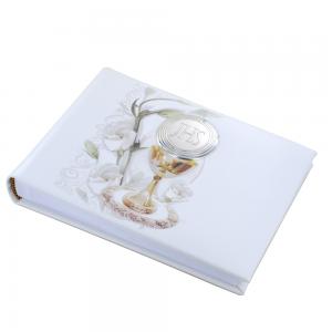 Album Prima Comunione con inserto in argento - 15x21 cm - gallery