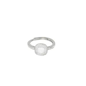 Anello Bride to Be collezione Palazzo Reale Cuori Milano zirconi Bianchi