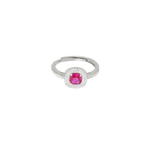 Anello Cheers collezione Palazzo Reale Cuori Milano zircone Fucsia 