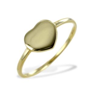 Anello con Cuore in oro giallo - gallery