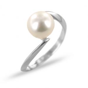 Anello con perla Freshwater 7.50 - 8.00 mm - gallery