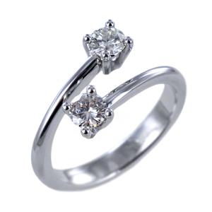 Anello Contrarie di diamanti 0.58 G VVS - gallery