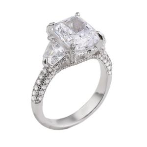 Anello donna gioielli Rebecca in argento e zirconi SDAABB18