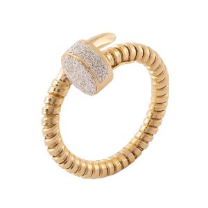 Anello donna gioielli Rebecca in Argento forma di Chiodo misura da13 a 16 SJLACO99