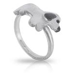 Anello in argento e Diamante Pulci - Cagnolino Alvaro - gallery