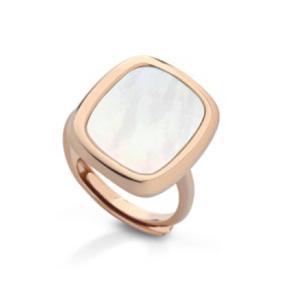 Anello in Argento rosato e Madreperla Australiana  - gallery