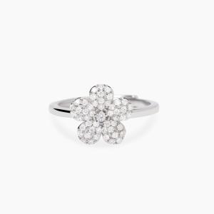 Anello Mabina con fiore in zirconi bianchi MALEDETTA PRIMAVERA 523485