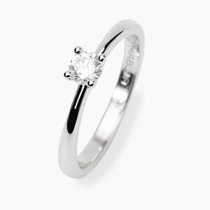 Anello Mabina MY DIAMOND Donna in argento con Diamante Lab-Grown 0.25 ct misura 13