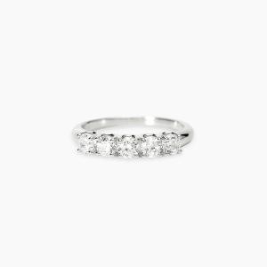 Anello Mabina MY DIAMOND Donna in argento Riviera con Diamante Lab-Grown 0.75 ct misura 15