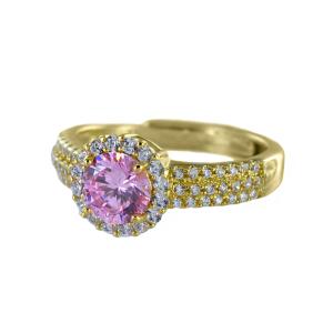 Anello Proteina Rosa Cuori Milano collezione Maggiolina 