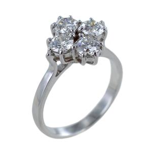 Anello Quadrilogy in oro con diamanti 1.20 ct IGI