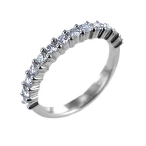 Anello Riviera a 13 diamanti in oro e diamanti oltre mezzo carato