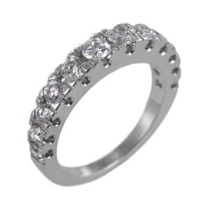 Anello riviera con diamanti a scalare quasi un carato