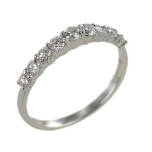 Anello riviera con diamanti da mezzo carato