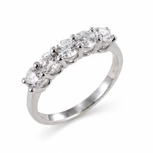 Anello Riviera Grande Diamanti Lab Grown da 1.06 carati