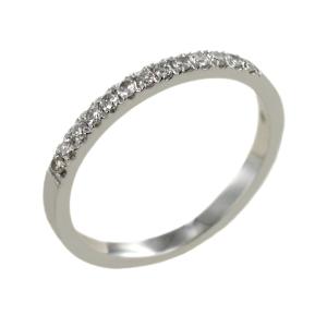 Anello riviera sottile con diamanti 0.17 F