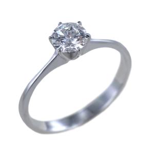 Anello Solitario con diamante da mezzo carato 6 griffes certificato IGI