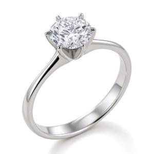 Anello Solitario Corona Diamante Lab Grown grande 1.03 carati cert IGI