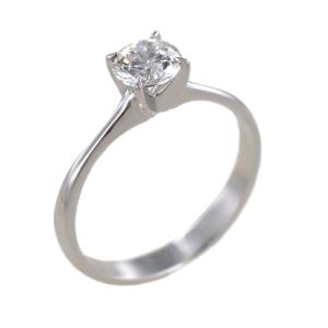 Anello Solitario dritto Diamante Lab Grown grande da 0.70 carati cert IGI