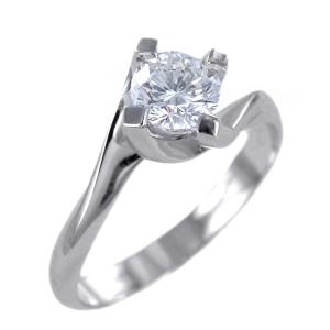 Anello Solitario Valentine diamante grande da 0.50 carati 